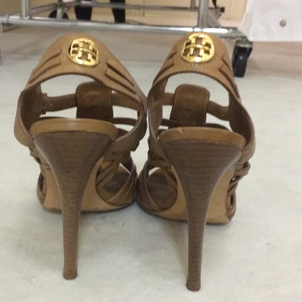 Tory Burch Woven Leather Stilettos